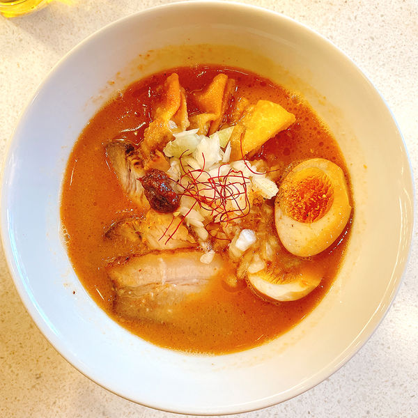 「海老ポタらぁめん全部のせ」@SHRIMP NOODLE 海老ポタの写真