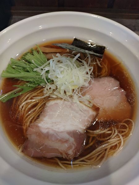 「正油そば　肉二枚」@麺処 風人の写真