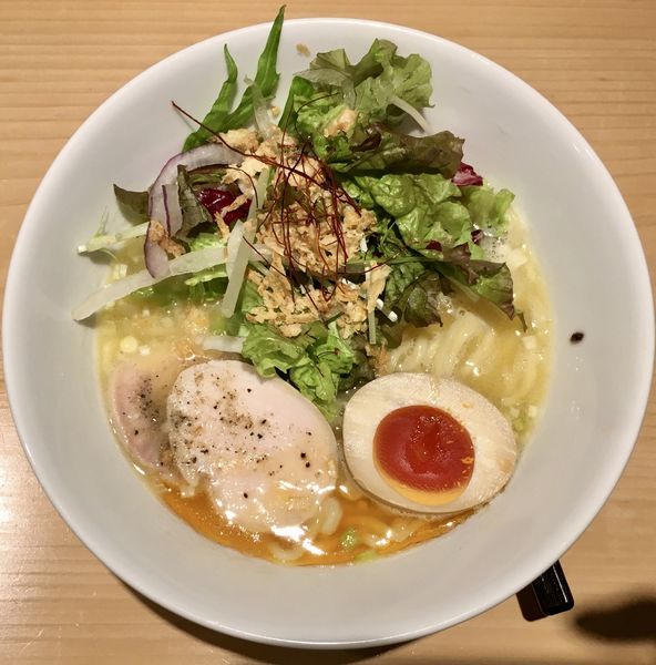 「こだわり麺の鶏白湯塩そば」@船橋 蔭虎の写真