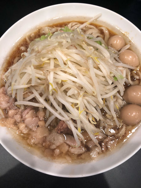 「ラーメン 味付うずら アブラ」@豚風。の写真