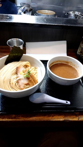 「つけ麺 無料クーポン利用 特盛200円250g」@濃厚宗田つけめん 麺屋縁道の写真