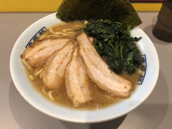 「広豚麺濃いめチャーシューほうれん草」@広豚麺 改の写真