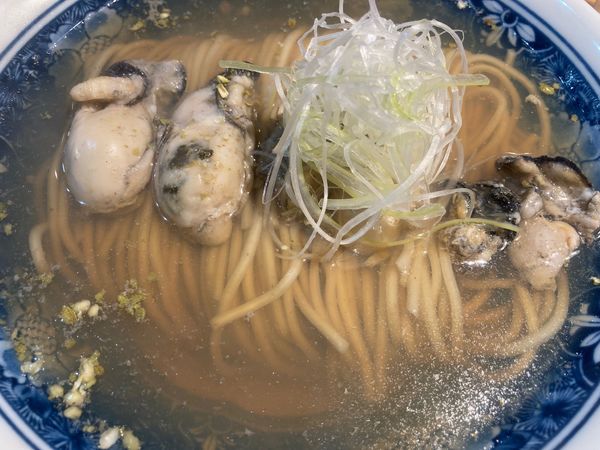 「牡蠣山椒の塩そば」@SHIBASAKITEI+の写真