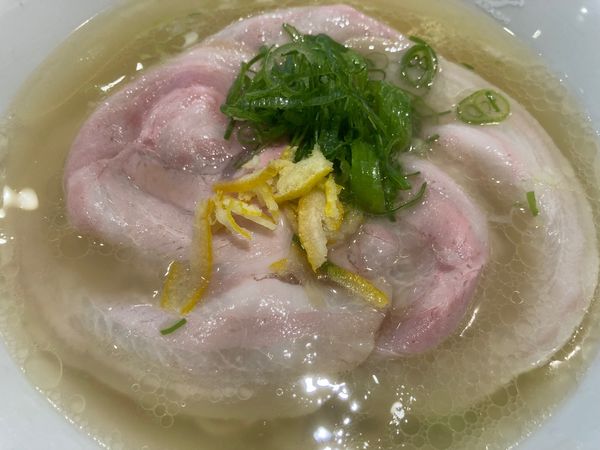 「[期間限定] しおらぁ麺 飯田商店 ～ 新たなる扉 ～」@らあめん花月嵐 上野毛店の写真