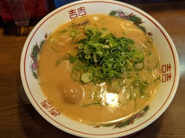 「こってり背脂中華そば」@中華そば 花京 天六店の写真