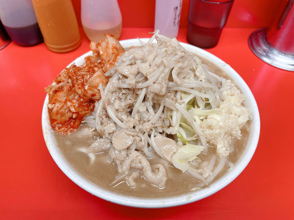「小ラーメン+キムチ」@ラーメン二郎 仙台店の写真