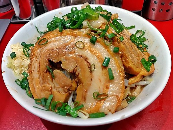 「濃厚・並盛 半豚 ネギ」@豚らーめん ミドリカワの写真