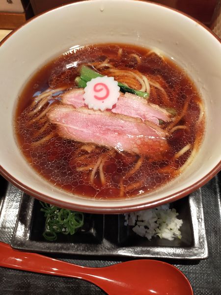 「芳醇鴨そば」@銀座 鴨そば 九代目 けいすけの写真