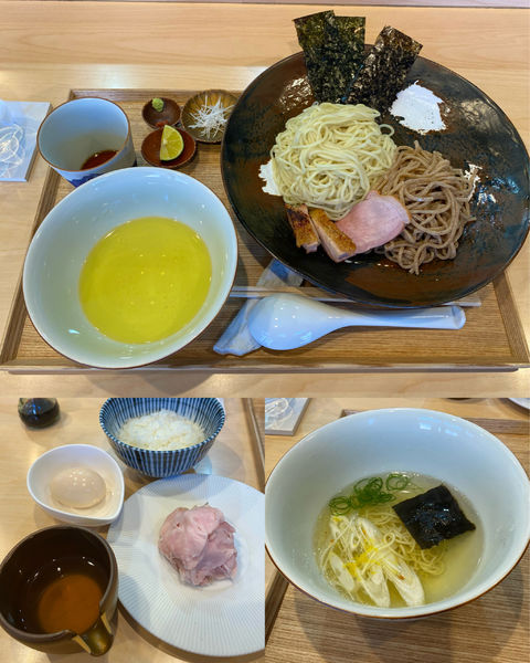 「つけ麺 (塩で) ¥1800 and so on」@飯田商店 湯河原本店の写真