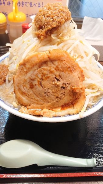「ラーメン(ニンニク多め)」@山勝角ふじ 二十世紀が丘店の写真