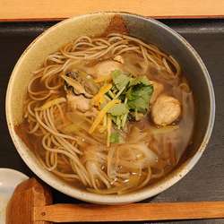 【季節限定】かき南蛮そば(1380円)