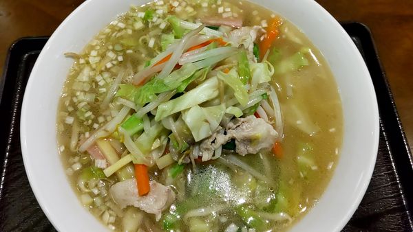 「野菜タンメン」@スパ湯~ワールド お食事処の写真