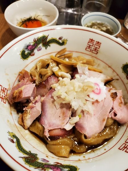 「油そば+玉子かけご飯」@MENクライの写真