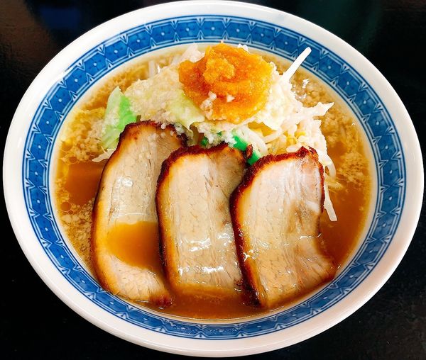 「スタミナラーメン（870円）、焼豚1枚増（クーポン）」@らーめん たじま屋の写真