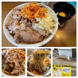 豚ラーメン 1050円・こんにちねぎねぎ 50円・生卵 50円