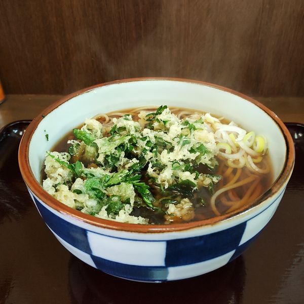 「春菊天そば（￥530）」@そば切り うちばの写真