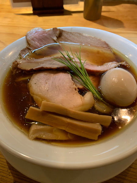 「醤油の純鷄そば(特製)」@自家製麺 うろたの写真