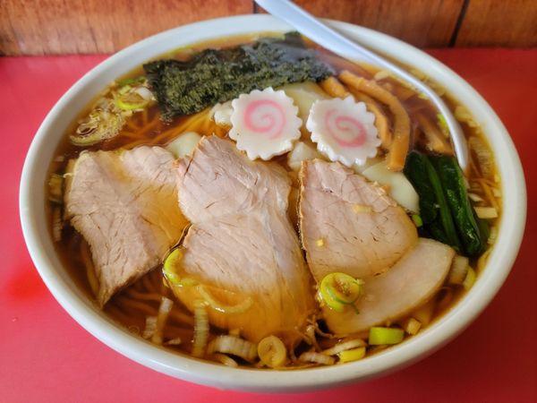 「ワンタンメン 600円」@栄楽の写真