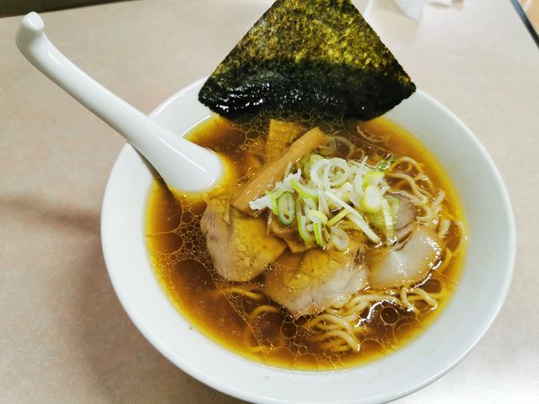 「醤油ラーメン」@郡山駅前ラーメン 角麺の写真