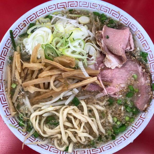 「味噌ラーメンこってり600円」@ラーメンスタンド とん平食堂の写真