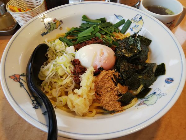 「【限定】台湾まぜそば　※スープ付き」@テンホウ 松本渚店の写真