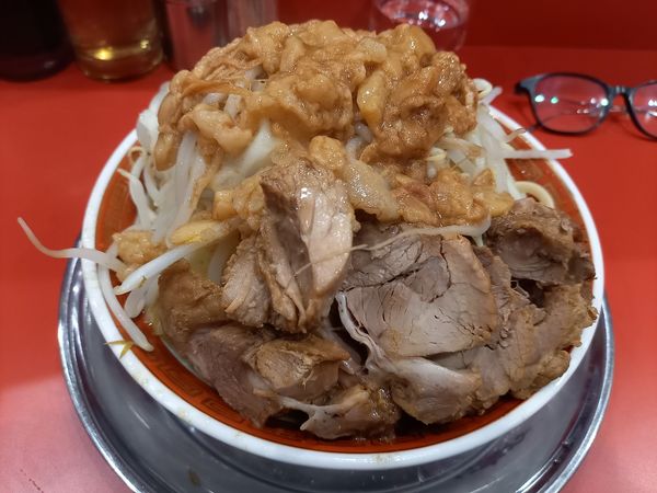 「小ラーメン豚入り」@ラーメンタロー 蒲田の陣の写真