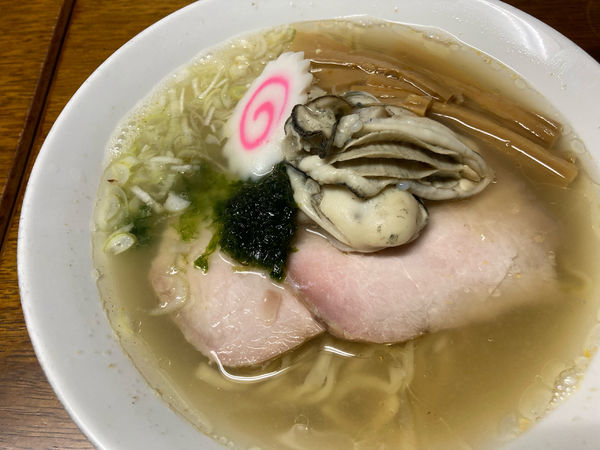 「カキ中華蕎麦」@良温(Ra-on)の写真