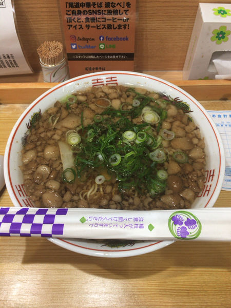 「尾道中華そば大盛」@尾道中華そば 渡なべの写真