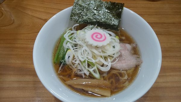 「らぁめん・小+千住葱（￥540+サービス）」@神田らぁめん 悠の写真