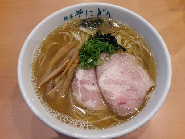 「白醤油ラーメン」@麺屋 そにどりの写真