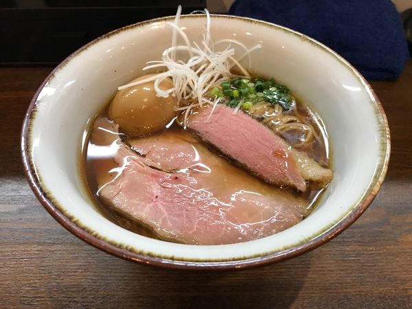 「醤油ラーメン＋味玉」@yagu-noodleの写真