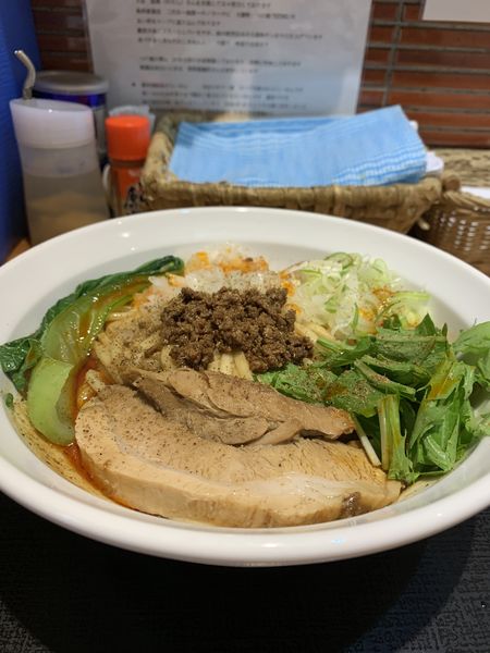 「限定　坦々まぜそば　900円」@つけめん・らーめん・煮干そば 金狼の写真