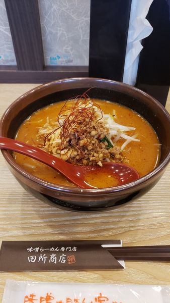 「北海道 辛味噌らーめん800円」@麺場 田所商店 大宮宮原店の写真