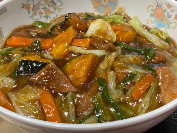 「スタミナ冷し（大盛り）」@我流食堂 ジョイフル本田ニューポートひたちなか店の写真