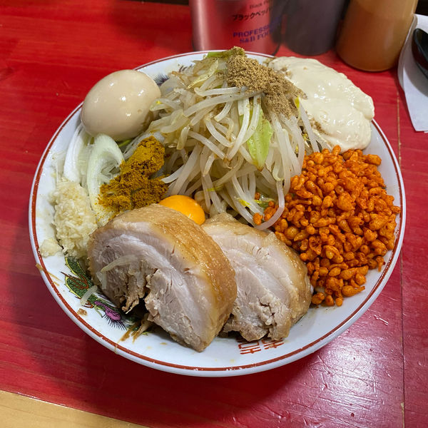 「まぜそば　小」@鷹の目 川口店の写真