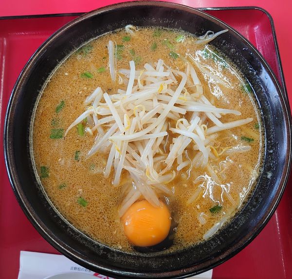 「カレーラーメン+生たまご(740円)」@くるまやラーメン 和光店の写真