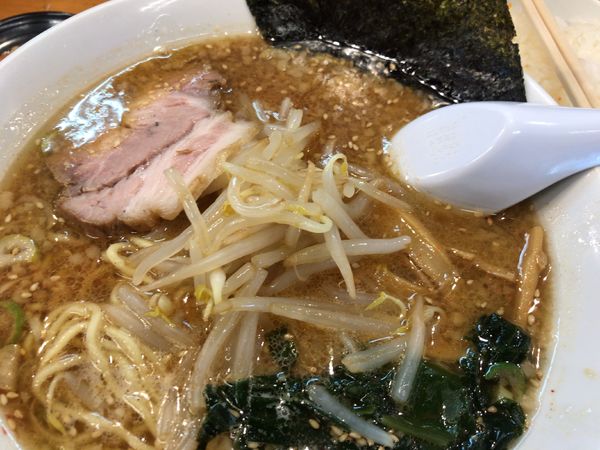 「味噌ラーメン・並・味薄め690円」@ラーメンショップ椿 二本松店の写真