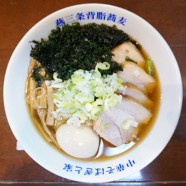 「特製淡麗中華そば」@燕三条中華そば ぎと家 武里本店の写真