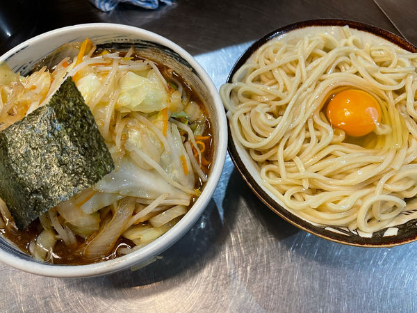 「もり野菜＋生卵」@滝野川大勝軒の写真