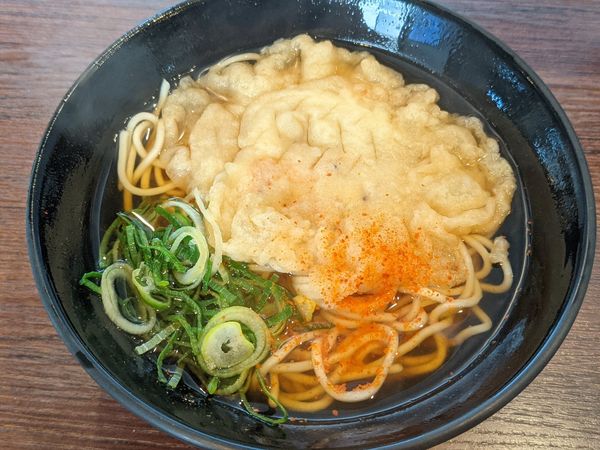 「天ぷらえきそば」@えきそば 姫路駅店の写真