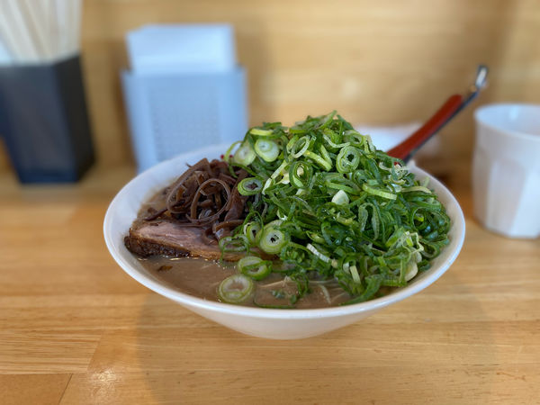 「肉ネギ増し豚そば(クリーミー)」@麺や 木蓮の写真