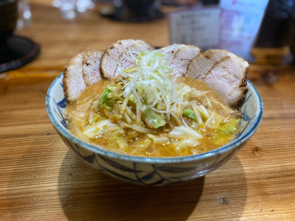 「味噌ちゃーしゅーめん」@豆でっぽうの写真