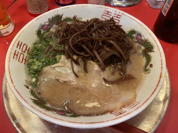 「ラーメン　きくらげ」@博多ラーメン ガツン 両国店の写真