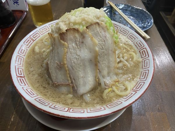 「なおじろう　麺大盛り」@新潟発祥 なおじ 御茶ノ水店の写真
