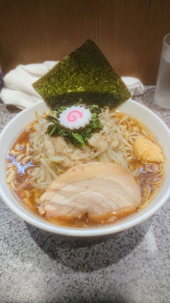 「生姜醤油ラーメン  ニンニク  アブラ」@ラーメン宮郎の写真