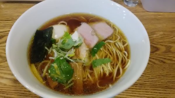 「淡麗中華そば(2021/12限定)+味玉」@麺ごころ 佑庵の写真