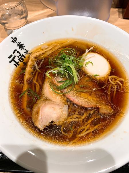 「中華そば＋味玉」@極上中華そば 福味 東京駅KITTE店の写真