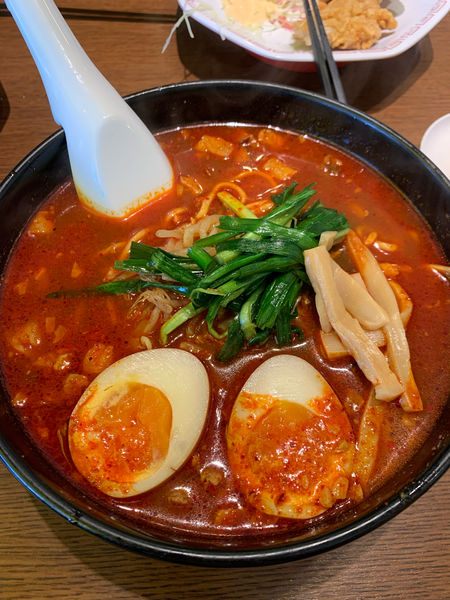 「旨辛麺　４辛」@来来亭 塩尻店の写真