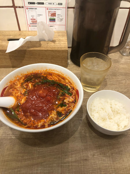 「トマト辛麺　5」@辛麺屋 一輪の写真