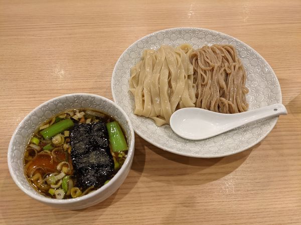 「合盛りつけめん」@麺や 麦ゑ紋の写真